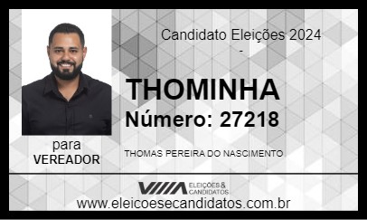 Candidato THOMINHA 2024 - CORUMBATAÍ - Eleições