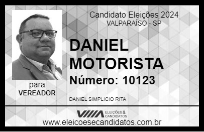 Candidato DANIEL MOTORISTA 2024 - VALPARAÍSO - Eleições