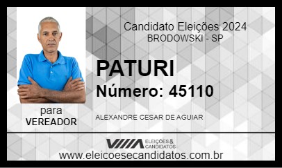 Candidato PATURI 2024 - BRODOWSKI - Eleições