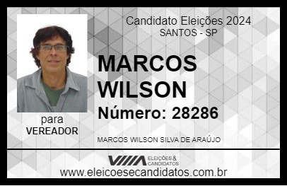 Candidato MARCOS TUTOR DO BEETHOVEN 2024 - SANTOS - Eleições