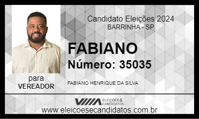 Candidato BIM GUITARRISTA 2024 - BARRINHA - Eleições