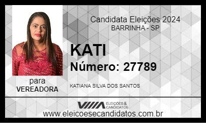 Candidato KATI 2024 - BARRINHA - Eleições