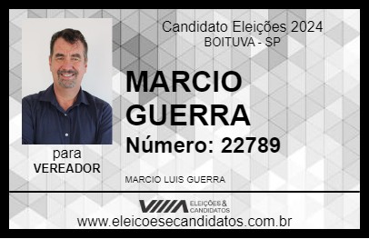 Candidato MARCIO GUERRA 2024 - BOITUVA - Eleições