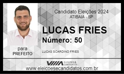 Candidato LUCAS FRIES 2024 - ATIBAIA - Eleições