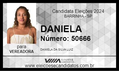 Candidato DANIELA 2024 - BARRINHA - Eleições