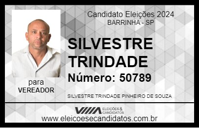 Candidato SILVESTRE TRINDADE 2024 - BARRINHA - Eleições