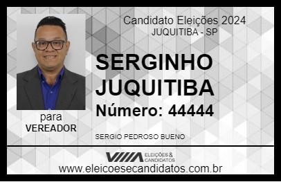 Candidato SERGINHO JUQUITIBA 2024 - JUQUITIBA - Eleições