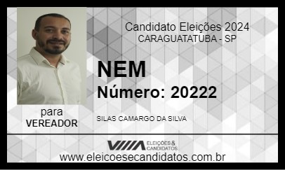 Candidato NEM 2024 - CARAGUATATUBA - Eleições