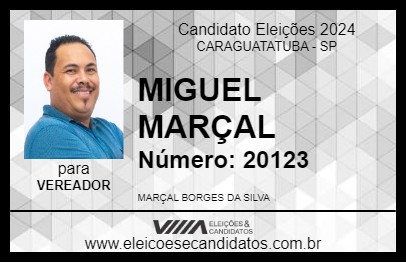 Candidato MIGUEL MARÇAL 2024 - CARAGUATATUBA - Eleições