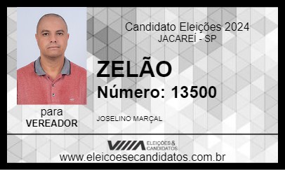 Candidato ZELÃO 2024 - JACAREÍ - Eleições