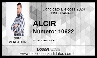 Candidato ALCIR 2024 - PINDORAMA - Eleições