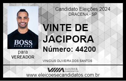 Candidato VINTE DE JACIPORA 2024 - DRACENA - Eleições