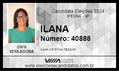 Candidato ILANA 2024 - IPEÚNA - Eleições