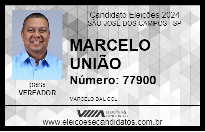 Candidato MARCELO UNIÃO 2024 - SÃO JOSÉ DOS CAMPOS - Eleições