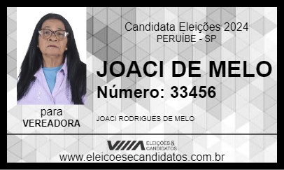 Candidato JOACI DE MELO 2024 - PERUÍBE - Eleições