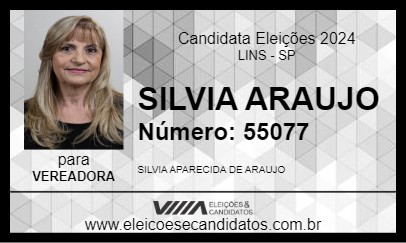 Candidato SILVIA ARAUJO 2024 - LINS - Eleições