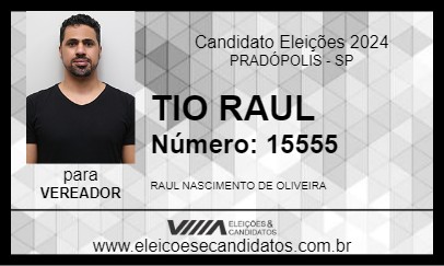 Candidato TIO RAUL 2024 - PRADÓPOLIS - Eleições