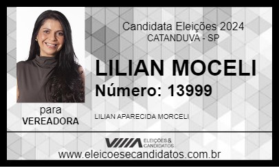 Candidato LILIAN MOCELI 2024 - CATANDUVA - Eleições