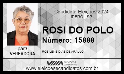 Candidato ROSI ARAUJO 2024 - IPERÓ - Eleições