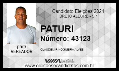 Candidato PATURI 2024 - BREJO ALEGRE - Eleições