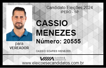 Candidato CASSIO MENEZES 2024 - IPERÓ - Eleições