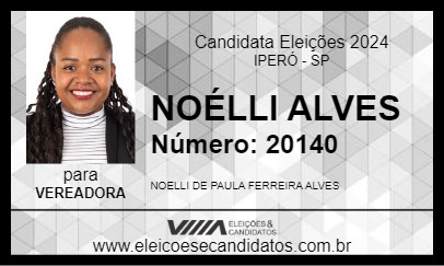 Candidato NOÉLLI ALVES 2024 - IPERÓ - Eleições