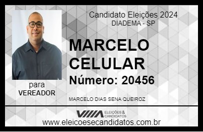 Candidato MARCELO CELULAR 2024 - DIADEMA - Eleições