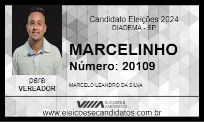 Candidato MARCELINHO 2024 - DIADEMA - Eleições