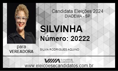 Candidato SILVINHA 2024 - DIADEMA - Eleições