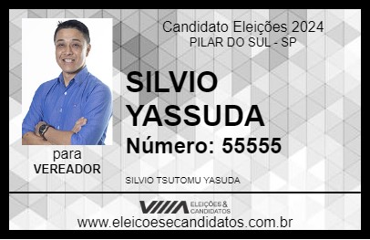 Candidato SILVIO YASSUDA 2024 - PILAR DO SUL - Eleições