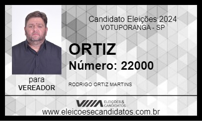 Candidato ORTIZ 2024 - VOTUPORANGA - Eleições