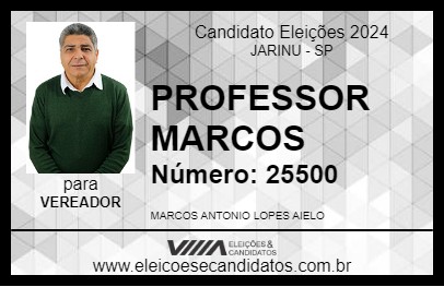 Candidato PROFESSOR MARCOS 2024 - JARINU - Eleições