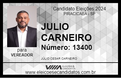 Candidato PASTOR JÚLIO CARNEIRO 2024 - PIRACICABA - Eleições