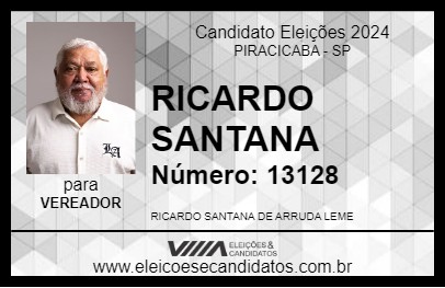 Candidato RICARDO SANTANA 2024 - PIRACICABA - Eleições