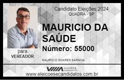 Candidato MAURICIO SOARES 2024 - QUADRA - Eleições