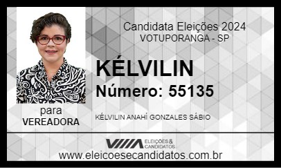 Candidato KÉLVILIN 2024 - VOTUPORANGA - Eleições