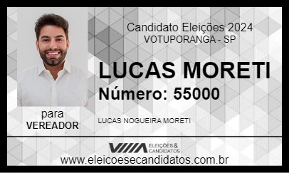 Candidato LUCAS MORETI 2024 - VOTUPORANGA - Eleições