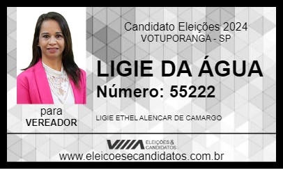 Candidato LIGIE DA ÁGUA 2024 - VOTUPORANGA - Eleições