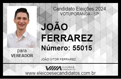 Candidato JOÃO FERRAREZ 2024 - VOTUPORANGA - Eleições