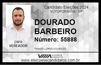 Candidato DOURADO BARBEIRO 2024 - VOTUPORANGA - Eleições