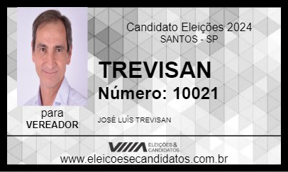 Candidato TREVISAN 2024 - SANTOS - Eleições