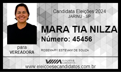 Candidato MARA TIA NILZA 2024 - JARINU - Eleições