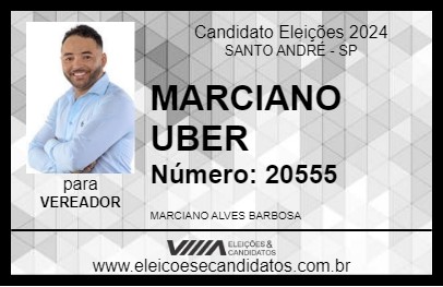 Candidato MARCIANO UBER 2024 - SANTO ANDRÉ - Eleições