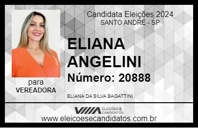 Candidato ELIANA ANGELINI 2024 - SANTO ANDRÉ - Eleições