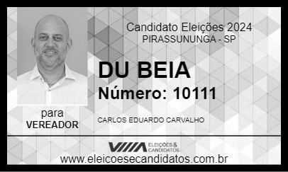 Candidato DU BEIA 2024 - PIRASSUNUNGA - Eleições