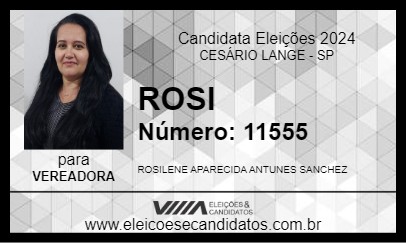 Candidato ROSI 2024 - CESÁRIO LANGE - Eleições