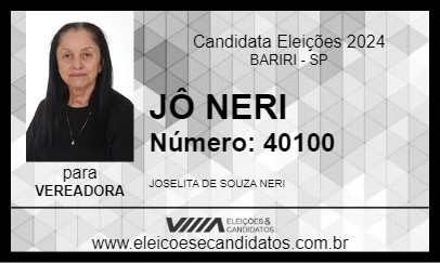 Candidato JÔ NERI 2024 - BARIRI - Eleições