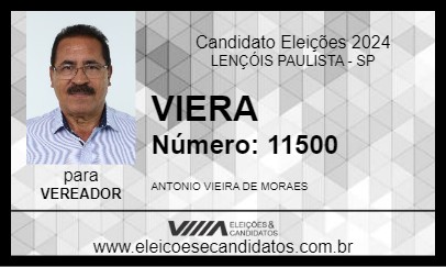 Candidato VIERA 2024 - LENÇÓIS PAULISTA - Eleições