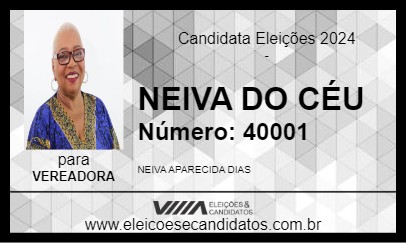 Candidato NEIVA DO CÉU 2024 - DIADEMA - Eleições