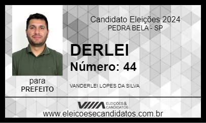 Candidato DERLEI 2024 - PEDRA BELA - Eleições